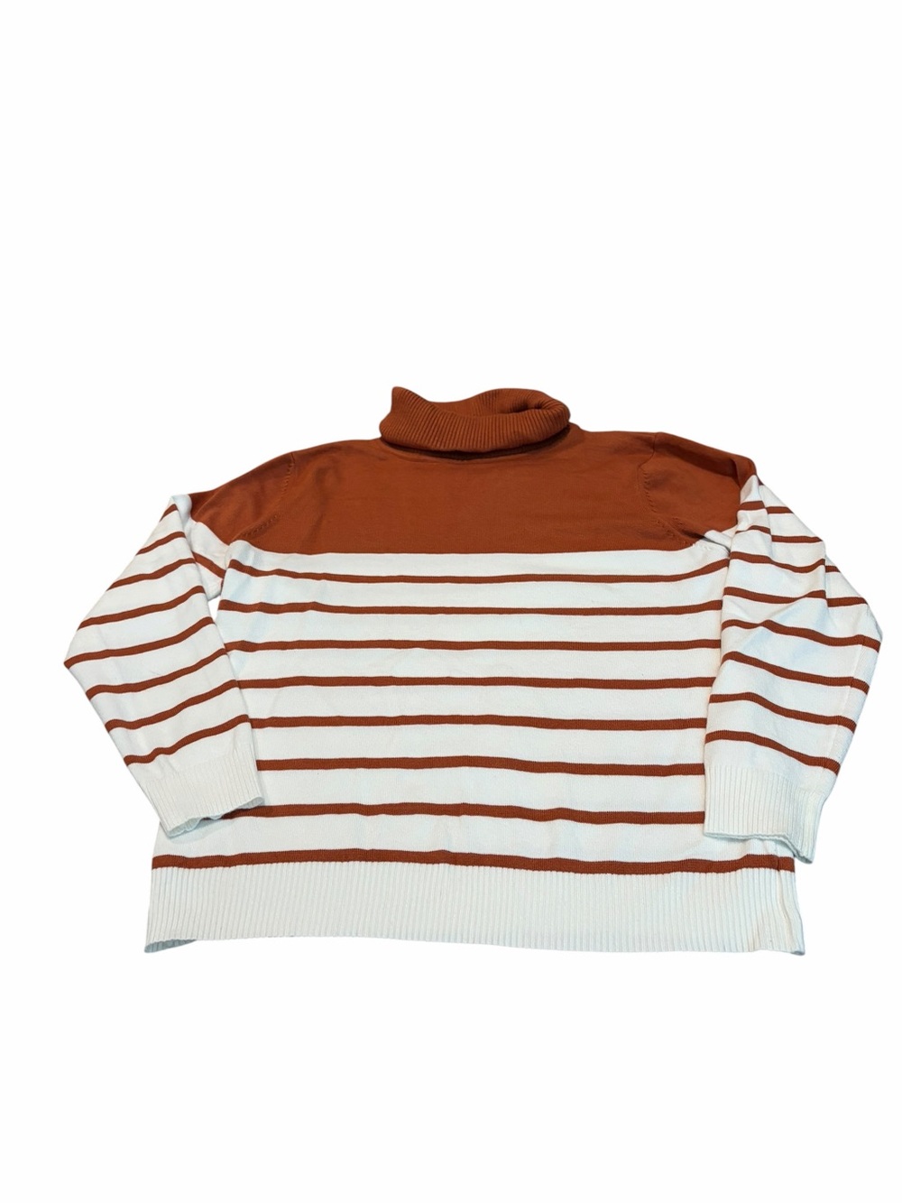 KIRUNDO Striped Turtleneck Sweater